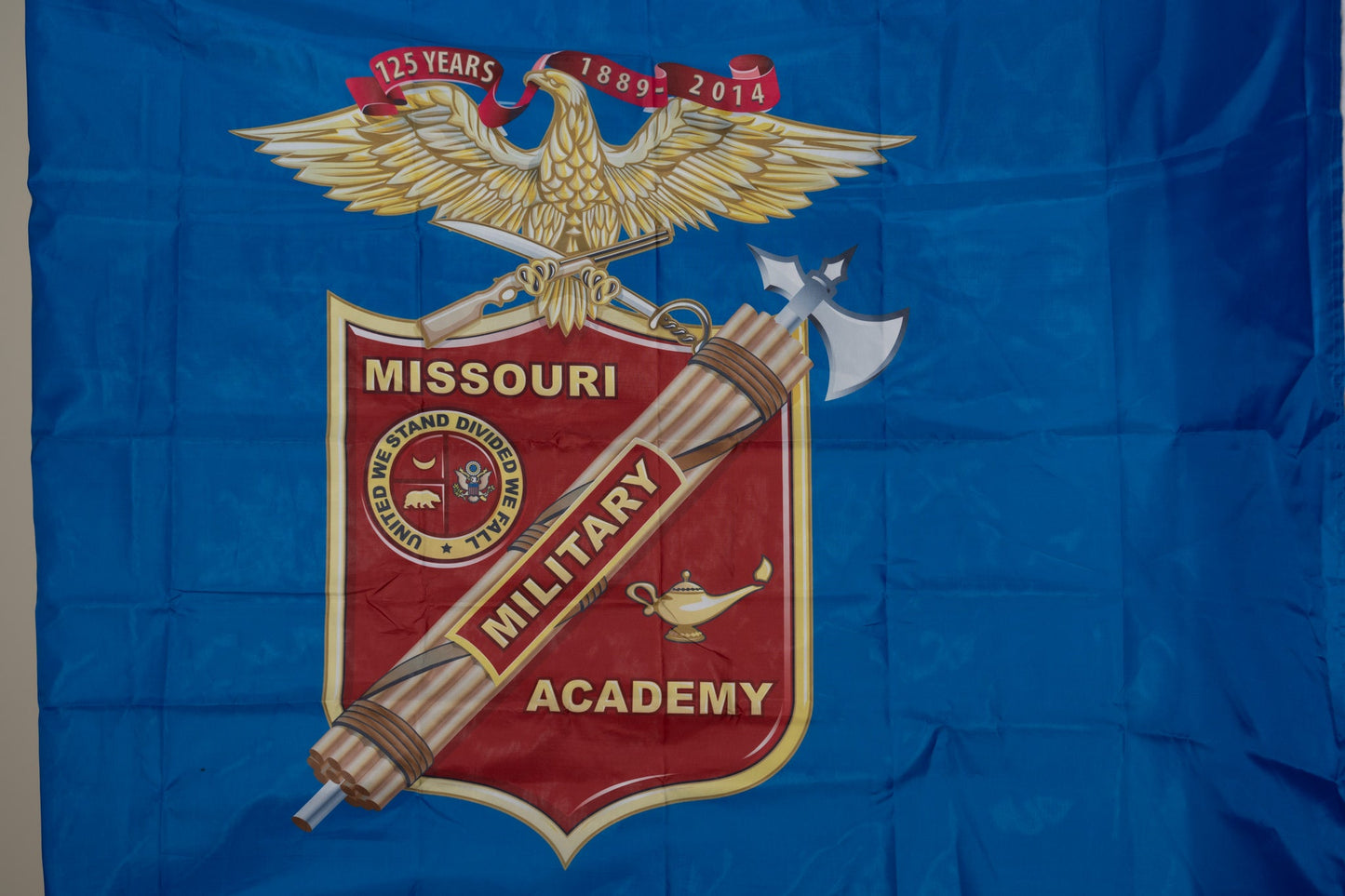 Flag Blue MMA Crest 4 x 6