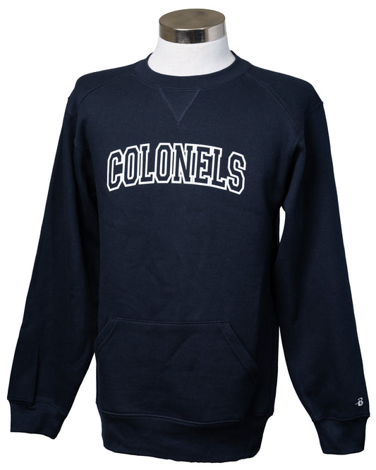 Sweatshirt with pocket  -  Navy Blue Colonels